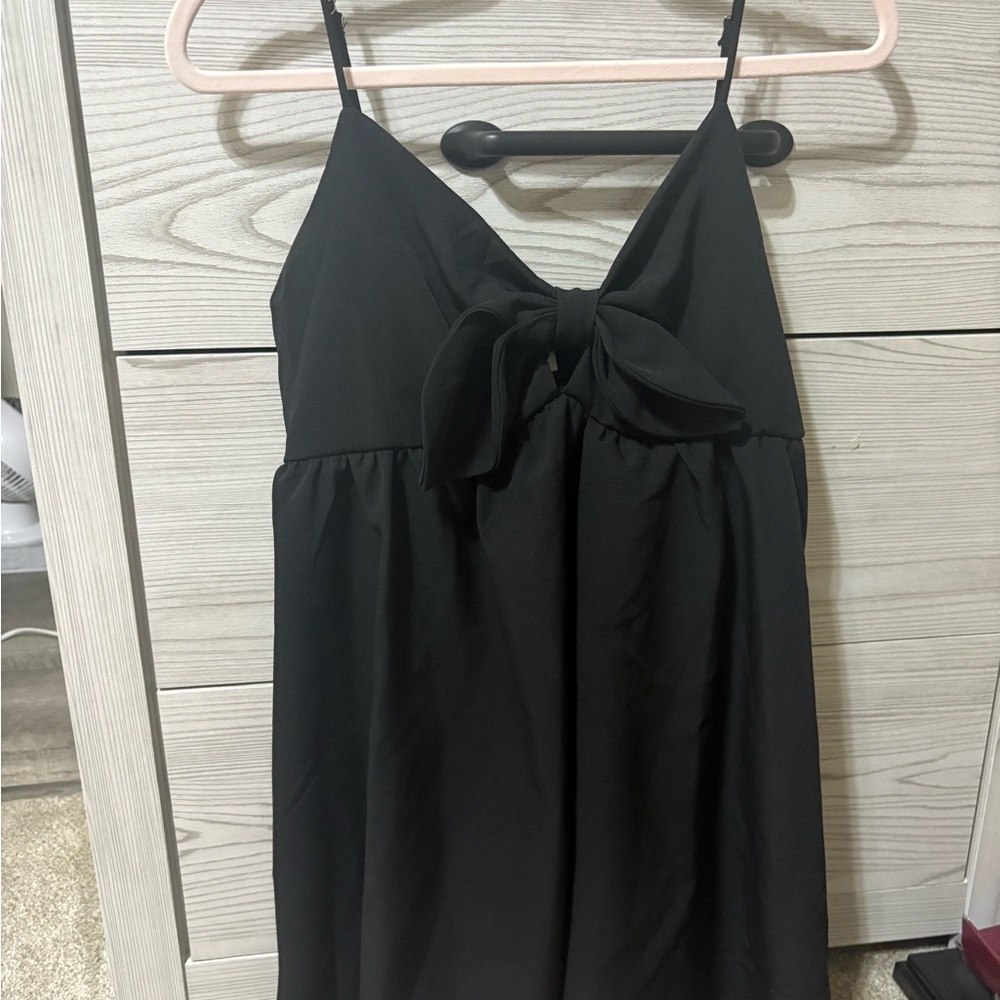 Elegant Black Mini Dress